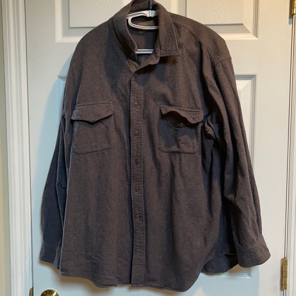 Gray Xl St John’s Bay Casual Soft Button Down